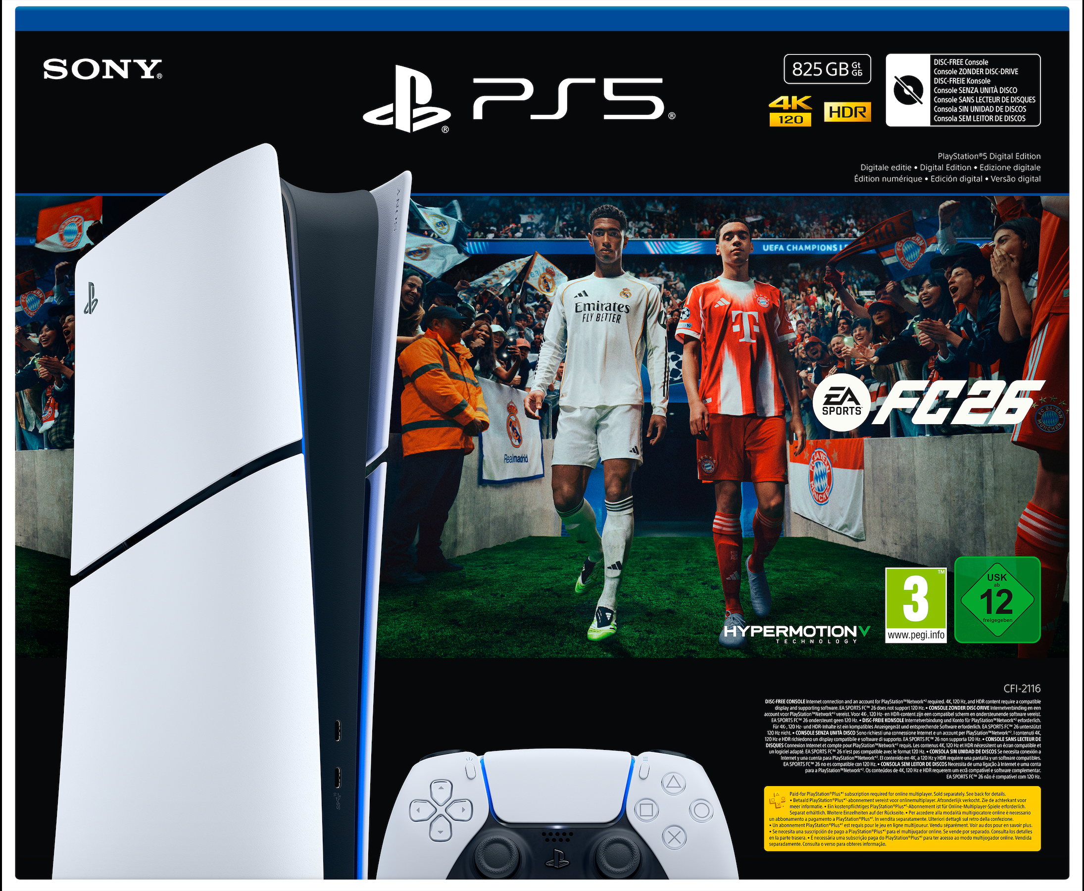 PS5 825GB DIGITAL + FC26 (WHITE)